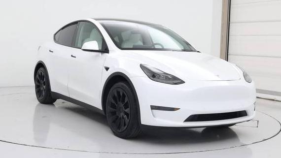 TESLA MODEL Y 2021 5YJYGDED4MF103480 image